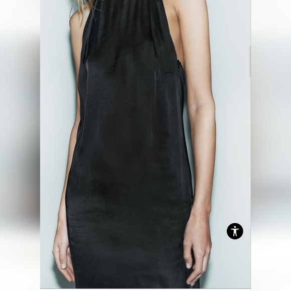 Zara Slit Halter Dress Limited Edition - Picture 3 of 9